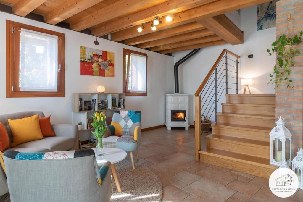 Casa L'Arte Della Vigna Villa Bigolino Bagian luar foto