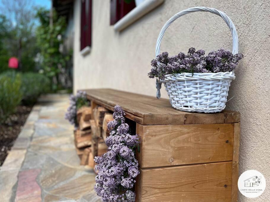 Casa L'Arte Della Vigna Villa Bigolino Bagian luar foto