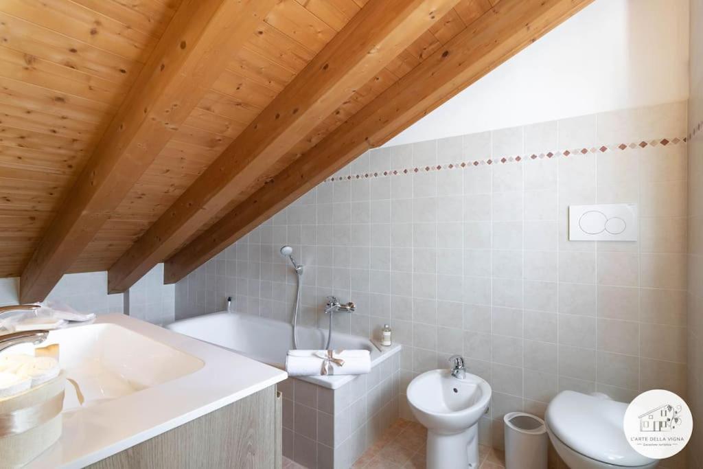 Casa L'Arte Della Vigna Villa Bigolino Bagian luar foto