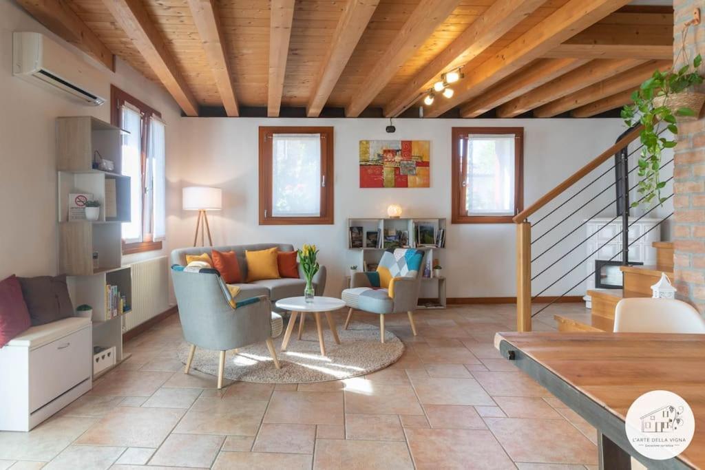 Casa L'Arte Della Vigna Villa Bigolino Bagian luar foto