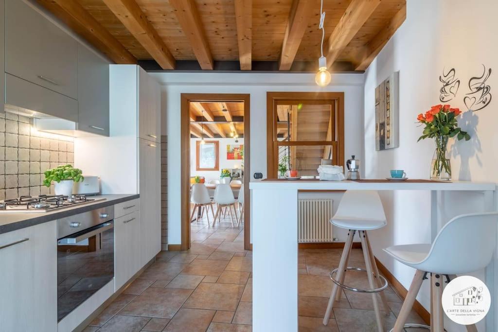 Casa L'Arte Della Vigna Villa Bigolino Bagian luar foto